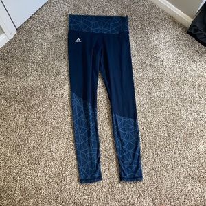 Women’s Adidas leggings (size 8) Unique design!